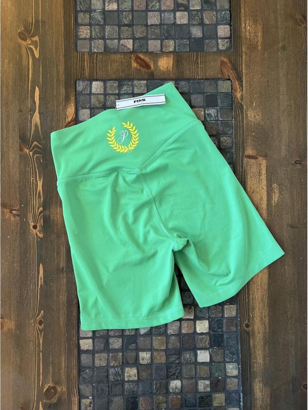 Victoria's Secret PINK Preppy Biker Shorts Activewear Athleisure Size Small 💚